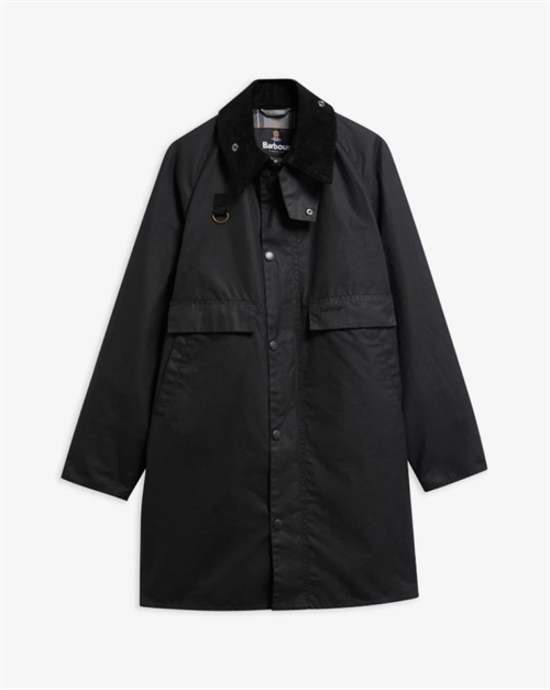 BARBOUR LOING SPEY WAX JACKET BLACK